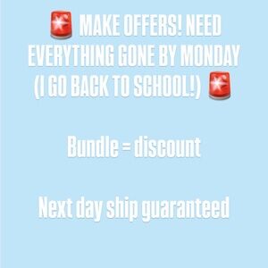 Back to school sale!